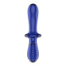 Двосторонній скляний дилдо Satisfyer Double Crystal Light blue, боросилікатне скло, унісекс
