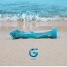 Скляний дилдо Gildo Ocean Ripple, об’ємна головка, ідеально для точки G