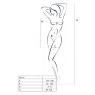 Напівпрозора мінісукня Passion BS101 One Size, red, рукави-мітенки