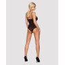 Мереживне боді з доступом Obsessive 818-TED-1 teddy M/L, чорне