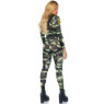 Еротичний костюм десантниці Leg Avenue Pretty Paratrooper XL, комбінезон, портупея