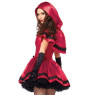 Еротичний костюм Червоної шапочки Leg Avenue Gothic Red Riding Hood L, сукня, накидка