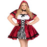 Еротичний костюм Червоної шапочки Leg Avenue Gothic Red Riding Hood 1X–2X, сукня, накидка