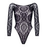 Еротичне боді-бодістокінг Leg Avenue Snap crotch thong back teddy Black S/M