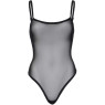 Еротичне боді Leg Avenue Cami bodysuit with thong Black M/L, на бретелях