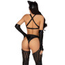 Еротичний костюм кішечки-пані Leg Avenue Mistress Kitty M, рукавички, комбінезон, маска