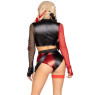 Еротичний костюм Leg Avenue Crime Spree Sweetie Costume S, топ, шорти