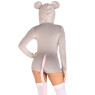 Комбінезон-костюм миші Leg Avenue Comfy Mouse M, з капюшоном