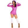 Комбінезон-костюм кішечки Leg Avenue Comfy Cheshire L, з капюшоном