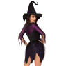 Костюм відьми Leg Avenue Mystical Witch M, сукня, капелюх