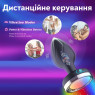 Анальна вібро-пробка Plug Remote на керуванні з пульту зі зміною кольору, 10 режимів, діаметр 3.5 см