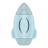 Вакуумний стимулятор з вібрацією Satisfyer Mission Control Blue, 2 незалежні мотори