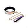 Набір Liebe Seele Pink G lossy 7шт Bondage Kit, фіксатори, нашийник з повідцем, кляп, флогер, маска