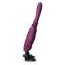 Компактна смарт секс-машина Zalo – Sesh Velvet Purple, 2 насадки, пульт ДК, кристал Swarovski
