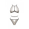 Комплект білизни Passion CHIKA SET, L/XL, cream, топ, трусики