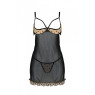 Еротичний пеньюар Passion MARINA CHEMISE, L/XL, beige