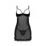 Еротичний пеньюар Passion MARINA CHEMISE, S/M, black