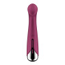 Вібратор з ротацією Satisfyer Spinning G-Spot 1 Red, плоский майданчик для стимуляції точки G