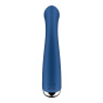 Вібратор з ротацією Satisfyer Spinning G-Spot 1 Blue, плоский майданчик для стимуляції точки G