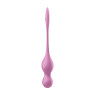 Вагінальні смарт-кульки з вібрацією Satisfyer Love Birds 1 Connect App Pink, 78 г