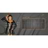 Сукня-плащ з мокрим ефектом Noir Handmade F128C Powerwetlook gown coat, M