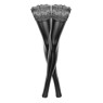 Панчохи з мокрим ефектом Noir Handmade F135 Powerwetlook stockings, 3XL, без мисків