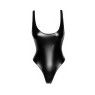Боді Noir Handmade F244 Powerwetlook body with high cut bottom hem - S