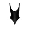 Боді Noir Handmade F244 Powerwetlook body with high cut bottom hem - M