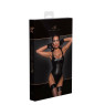 Боді Noir Handmade F244 Powerwetlook body with high cut bottom hem - L