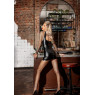 Сукня Noir Handmade F291 Powerwetlook dress with double lace-up front - S