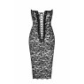 Сукня Noir Handmade F301 Catalyst lace up midi dress - 3XL