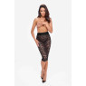 Спідниця Noir Handmade F302 Ambivalence lace up midi skirt - S
