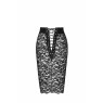 Спідниця Noir Handmade F302 Ambivalence lace up midi skirt - 3XL