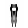 Легінси Noir Handmade F304 Taboo wetlook leggings with open crotch and bum - XXL