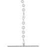 Комбінезон Noir Handmade F306 Mirage catsuit with jewelry rhinestone chain adorning the back - S