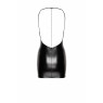 Сукня Noir Handmade F307 Mirage wetlook mini dress with jewelry rhinestone chain - S