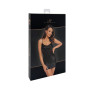 Сукня Noir Handmade F307 Mirage wetlook mini dress with jewelry rhinestone chain - S