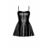 Сукня Noir Handmade F308 Dreamer wetlook corset mini dress with front zipper - L