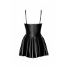 Сукня Noir Handmade F308 Dreamer wetlook corset mini dress with front zipper - L