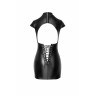 Сукня Noir Handmade F309 Fantasy wetlook mini dress with lace up back - XXL