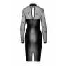 Сукня Noir Handmade F310 Sublime wetlook and flocked mesh midi dress - XXL