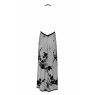 Сукня Noir Handmade F312 Divinity long flocked mesh dress with open back - S