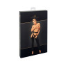 Легінси з відкритими стегнами Noir Handmade F323 Rebel wetlook chaps - XL