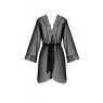 Пеньюар Passion AMBERLY PEIGNOIR black, XXL/XXXL, пояс у комплекті