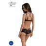 Комплект Passion DROSERA BIKINI black, L/XL, бюстгальтер і трусики-кюлоти