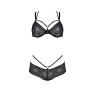 Комплект Passion DROSERA BIKINI black, L/XL, бюстгальтер і трусики-кюлоти