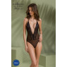 Боді Passion DROSERA BODY black, XXL/XXXL, високі вирізи, верх на зав’язках