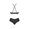 Комплект Passion KERRIA BIKINI black, L/XL, бралет і трусики-бікіні