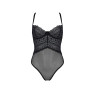 Боді Passion KERRIA BODY black, L/XL, з високими вирізами та верхом балконет