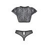 Комплект Passion LEAFA BIKINI black XXL/XXXL - ECO Passion